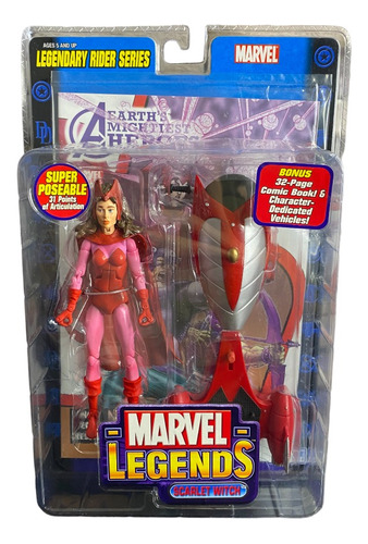 Marvel Legends Legendary Rider Series Scarlet Witch Toybiz