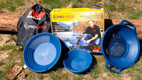 Imagen 5 de 7 de Minelab Kit Bandejas Para Lavar Oro Pepitas Rio Mina Betas $