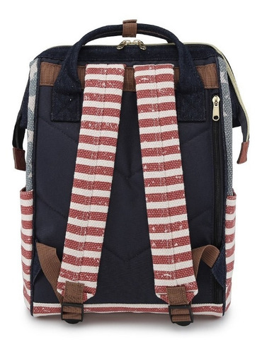 Mochila Bolso Himawari Usa Tejido Vintage Envio Gratis