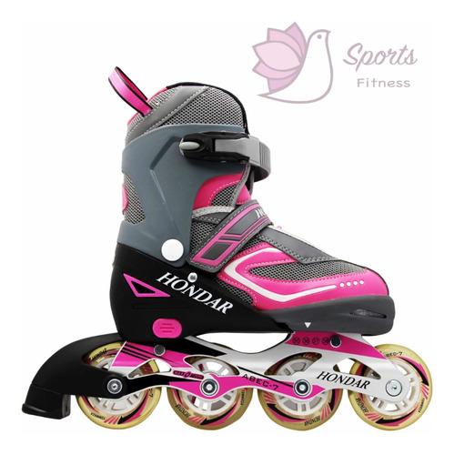 Patin Ajustable Juvenil Niña Rosado