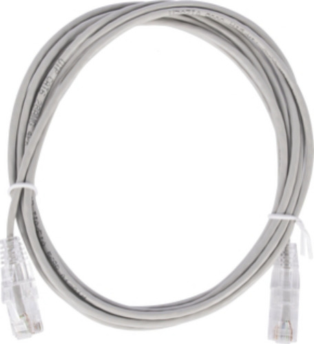 Cable De Parcheo Slim Utp Cat6 - 2 M Gris Diámetro Reducido