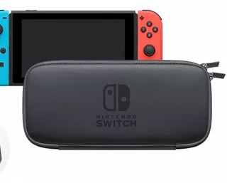 Funda Original Nintendo Switch Usa Negro Mate Max Proteccion