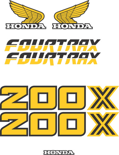 Calcos Para Honda Fourtrax 200x