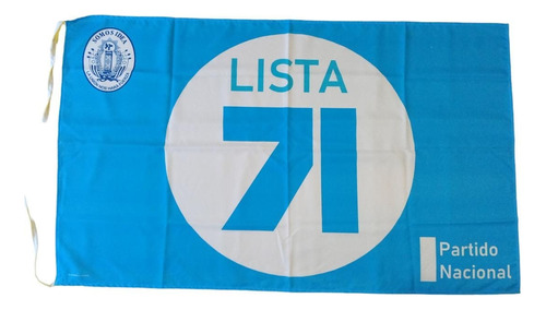 Bandera Partido Nacional Lista 71 De 150x90 Cm Hacemos Todas
