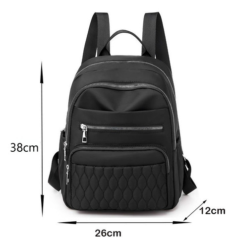 Mochila passeio Fianne RA-Saco-1830 cor preto 20L