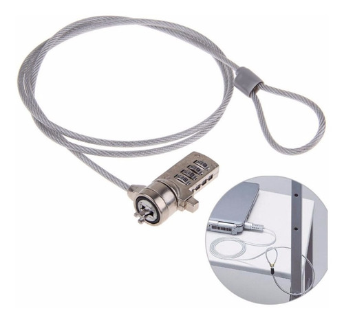 Candado Gen Nl-02 Seguridad Para Notebook Con Llave