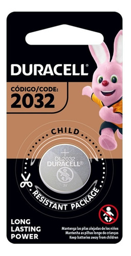 Pila Batería Cr2032 Duracell 3v Litio - Prophone