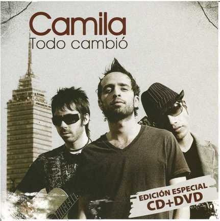 Cddvd - Camila / Todo Cambio Cd+dvd - Original Y Sellado