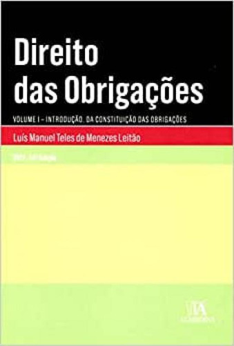 Livro Direito Das Obrigacoes - Vol.i - 2017