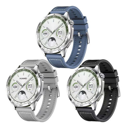 3 Correas 22mm Para Huawei Watch 4 3 Pro Gt4 Gt3 Gt2 46mm