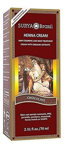 Hennas - Surya Henna Crema De Chocolate - 2.31 Oz -2 Paq