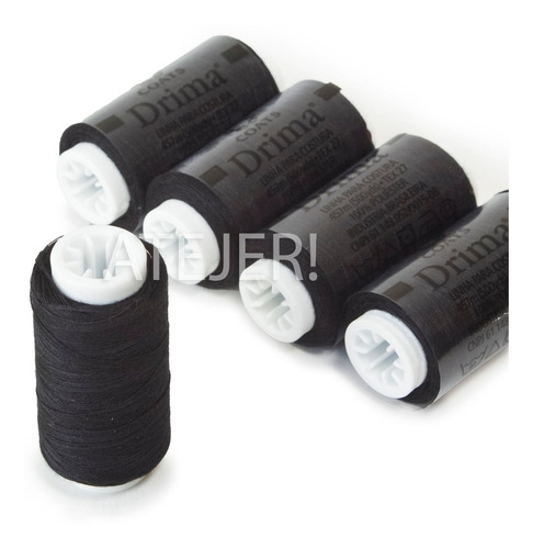 Imagen 1 de 2 de Hilo De Poliester Drima X405 5 Bobinas De 457 Metros C/u