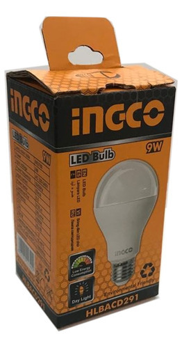 Lampara Led 9 W E27 Luz Fria Ingco Larga Vida Calidad A