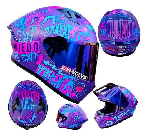 Casco de moto ich hotsell