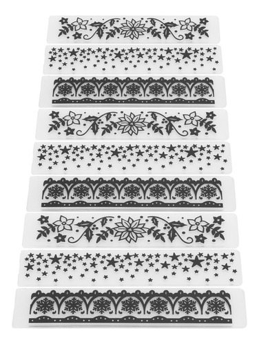 Carpeta De Repujado Cóncaveconvex 9 Piezas De Plástico En Re