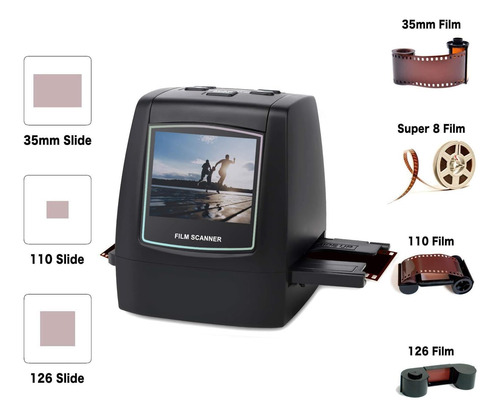 Digitnow Slide Scanner, 22mp All-in-1 Slide Escáner De Negat