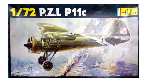 Pzl P11 C Escala 1/72 Heller 248