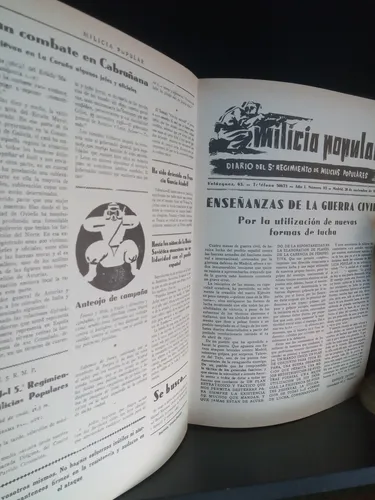 Milicia Popular Diario 5º Regimiento - Guerra Civil Española (Usado)