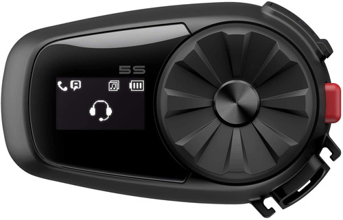Sena 5s - Sistema De Comunicación De Auriculares Bluetooth Para Motocicleta, Color Negro, Número De Modelo: 5s-01