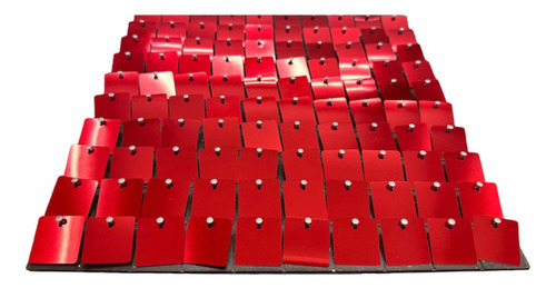 Shimmer Wall Panel Pared Cortina 30x30 Cms Rojo X 2 Unidades