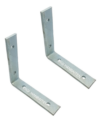 Ménsula Industrial Galvanizada De 15cm  X 15cm - (2 Pza)