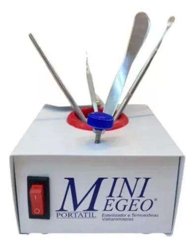 Esterilizador De Cuarzo Egeo Mini Acero Podologia Manicuria
