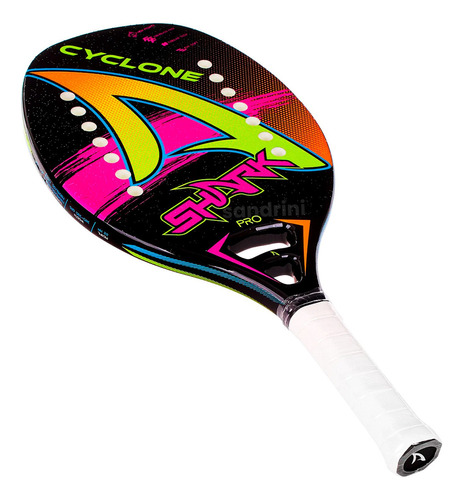 Raquete De Beach Tennis Shark Cyclone Cor Preto