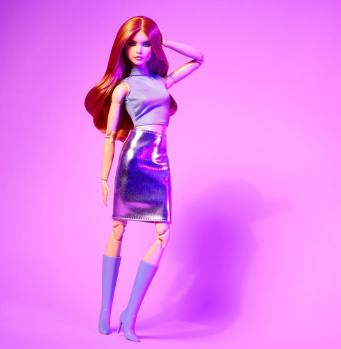 Boneca Barbie, Colecionável Nº 20 Com Cabelo Ruivo E Moda Y2