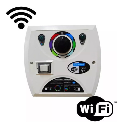 Kit 12 Refletor Led 9w Inox + Four Fix Wifi Tr-3 Sodramar