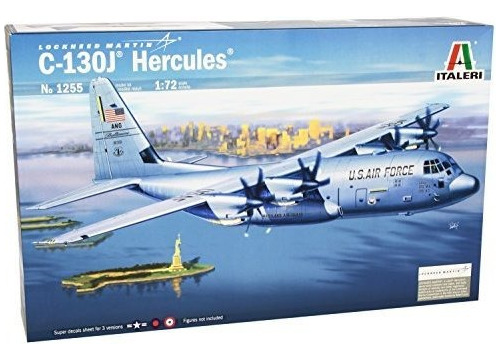 Modelinos De Aviones Italeri 1255s 1/72 C-130j Hércules