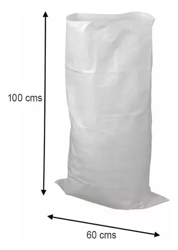 Pack X4 Saco Multiuso Para Rafia Escombros Basura 50 Kilos