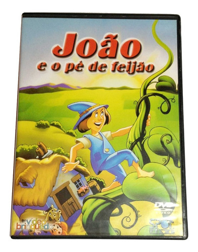 Dvd João E O Pé De Feijão Original Dublado Desenho Educativo