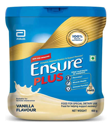 Ensure Plus Powder - 14.11 Oz (vainilla), Lecitina