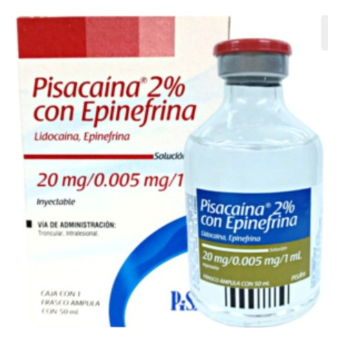 Lidocaina,epinefrina 20mg/0.005mg/1ml Fco C/50ml