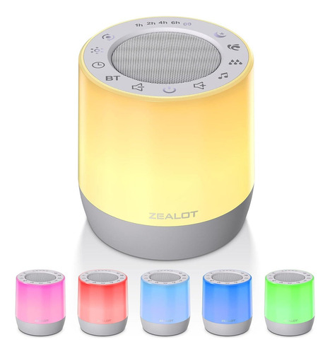 Sistema De Sonido Zealot 3 En 1 Bt 5.2 Night Light White Noi