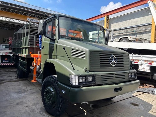 Caminhão Mercedes 1418 Ano 2000 Com Munck Argos 9.100