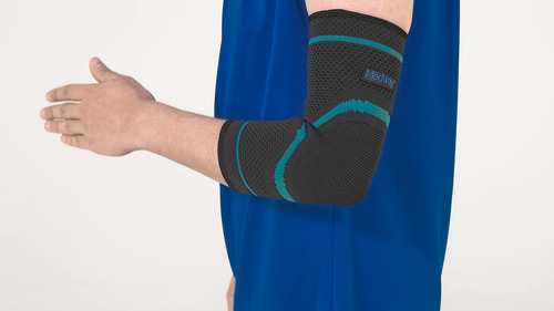Codera Elástica Deportiva Premium Color Negro Azul