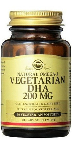 Suplemento De Dha Vegetariano Solgar Omega-3