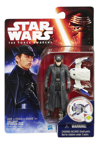 Figura Star Wars First Order General Hux Da Hasbro B3445