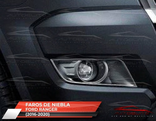 Imagen 3 de 10 de Kit Faros Niebla Ford Ranger 2017 2018 2019 2019 Bisel Swith