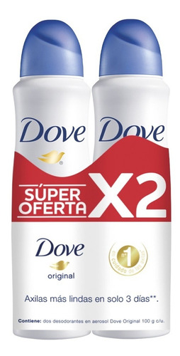 Oferta Desodorante Dove Original Spray X 2und X 150ml