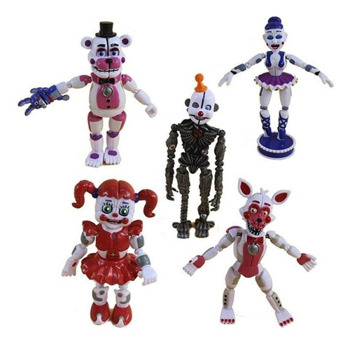 Cinco Noches En Conejito Fnaf - Figura De Acción (5 Unidades