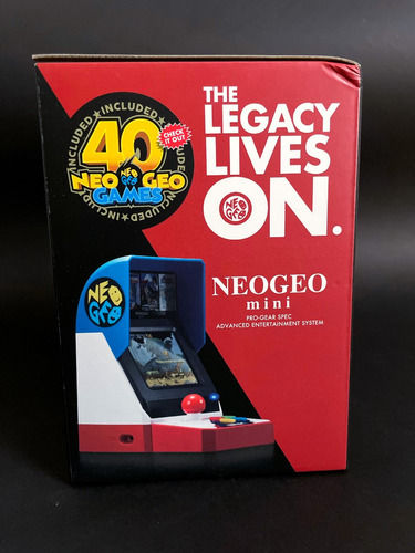 Consola Snk Neo Geo Mini Standard Color Azul, Blanco Y Rojo 2018 Azul/blanco/rojo