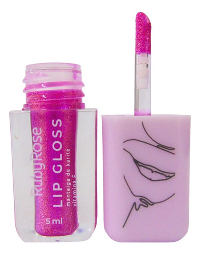 Lip Gloss Glitter Ruby Rose - 06 Firework