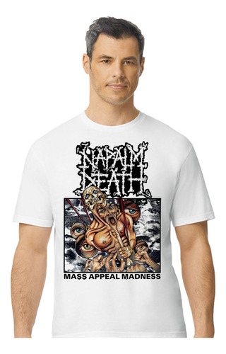 Napalm Death - Mass Appeal Madness - Metal - Polera