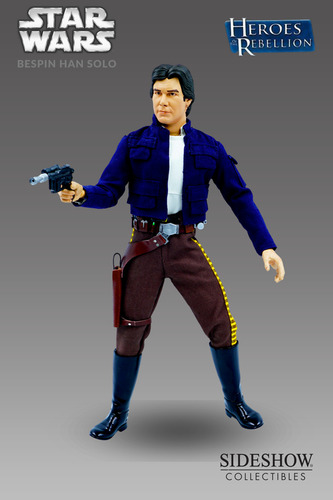 Star Wars Sideshow Heroes Rebellion Han Solo Bespin 1:6 Msi