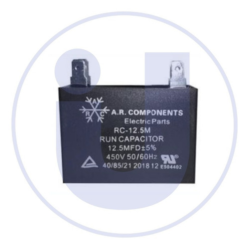 Imagen 3 de 3 de Capacitor De 12.5mfdx450v Para Minisplits
