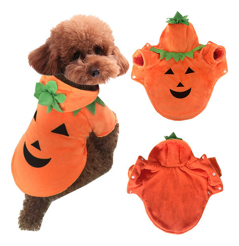 Mascotas Halloween Calabaza Ropa Fiesta Gatos Perros Moda