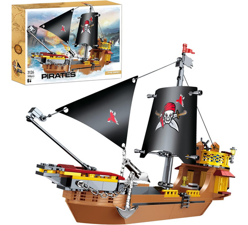 Brick Story Juegos De Construcción De Barcos Piratas Modelo 