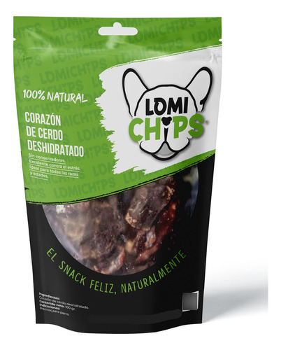 Lomichips Corazón De Cerdo Premios Perro 100 Gr C/u (2pack)